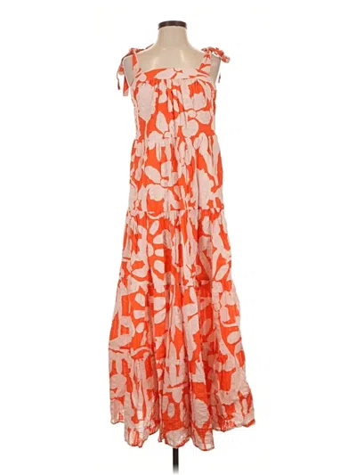 Pre-owned Nordstrom Casual Dress In Orange