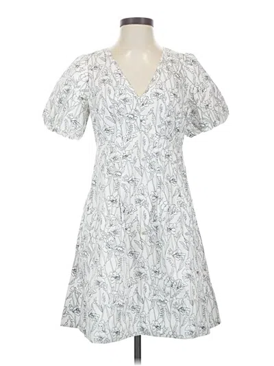 Pre-owned Nordstrom Casual Dress In White