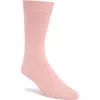 Nordstrom Casual Rib Crew Socks In Pink