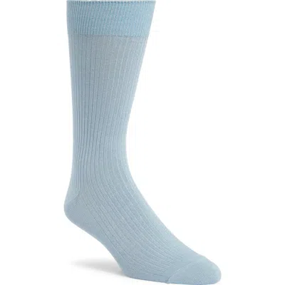 Nordstrom Casual Rib Crew Socks In Blue