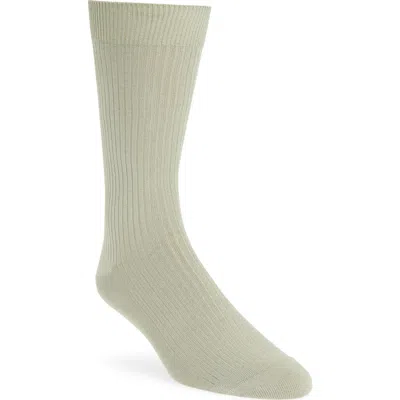 Nordstrom Casual Rib Crew Socks In Green