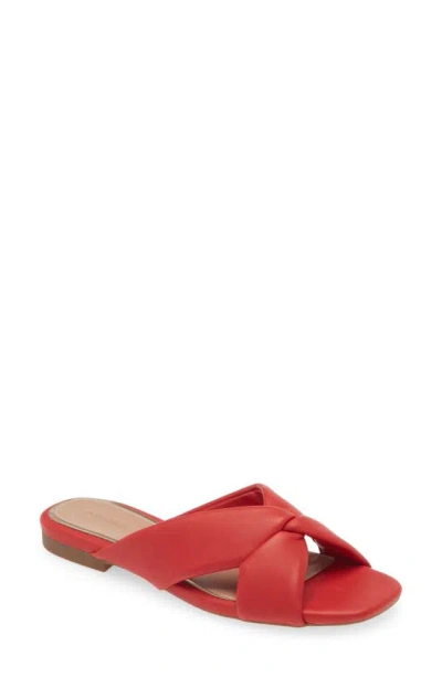 Nordstrom Cerise Slide Sandal In Red Grenadine