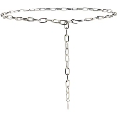 Nordstrom Chain Belt In Silver