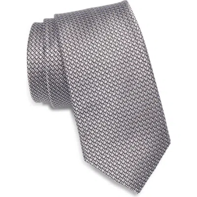 Nordstrom Chandler Geometric Jacquard Tie In Gray