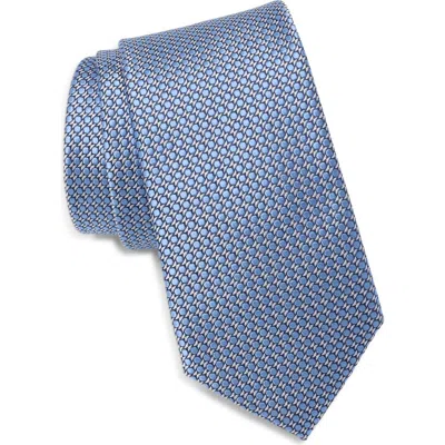 Nordstrom Chandler Geometric Jacquard Tie In Blue