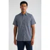 Nordstrom Check Short Sleeve Stretch Button-up Shirt In Multi