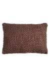 Nordstrom Chunky Handwoven Accent Pillow In Brown Bitter
