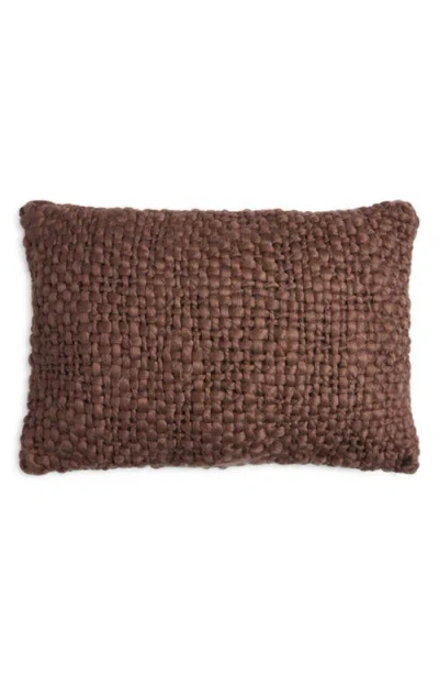 Nordstrom Chunky Handwoven Accent Pillow In Brown Bitter