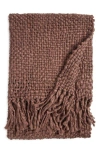 Nordstrom Chunky Handwoven Throw Blanket In Brown Bitter