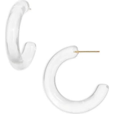 Nordstrom Chunky Resin Hoop Earrings