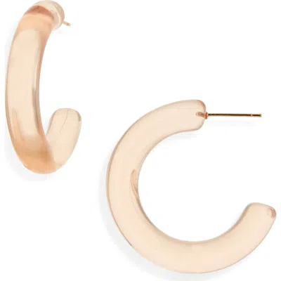 Nordstrom Chunky Resin Hoop Earrings