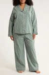 Nordstrom Classic Cotton Pajamas In Gray