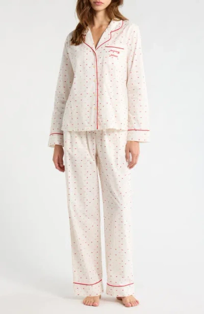 Nordstrom Classic Cotton Pajamas In White