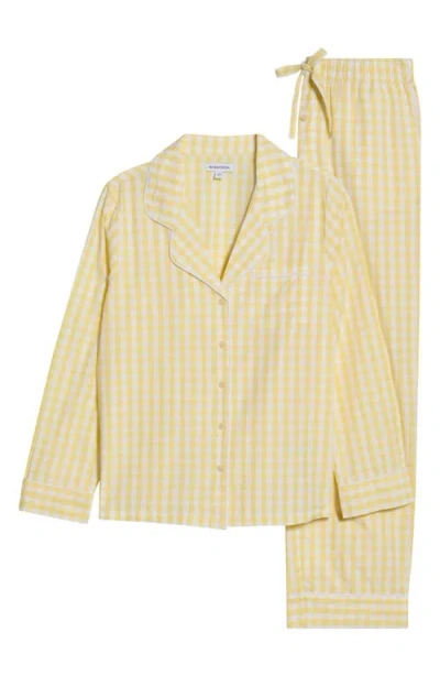 Nordstrom Classic Cotton Pajamas In Yellow