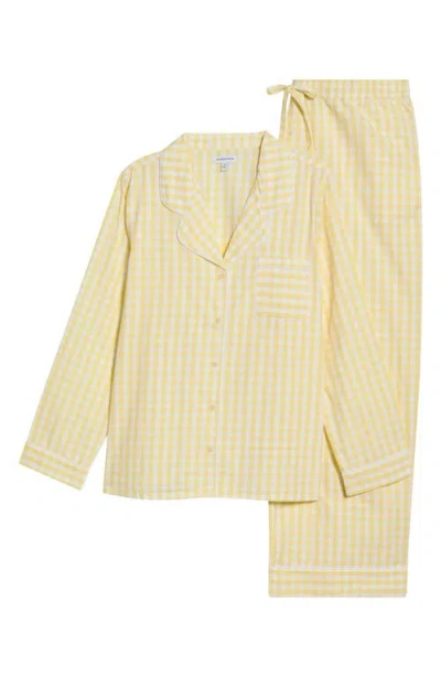 Nordstrom Classic Cotton Pajamas In Yellow