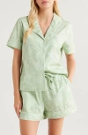 Nordstrom Classic Short Cotton Pajamas In Green