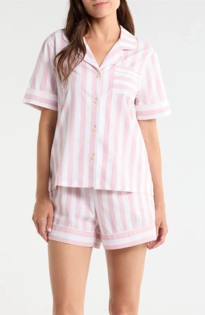 Nordstrom Classic Short Cotton Pajamas In Pink