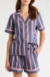 Nordstrom Classic Short Cotton Pajamas In Blue