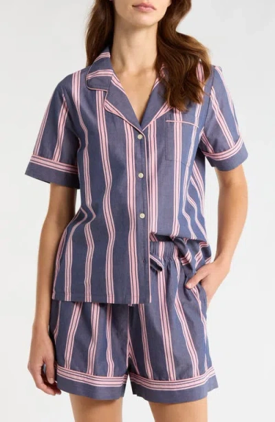 Nordstrom Classic Short Cotton Pajamas In Blue