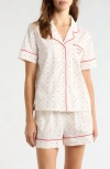 Nordstrom Classic Short Cotton Pajamas In White