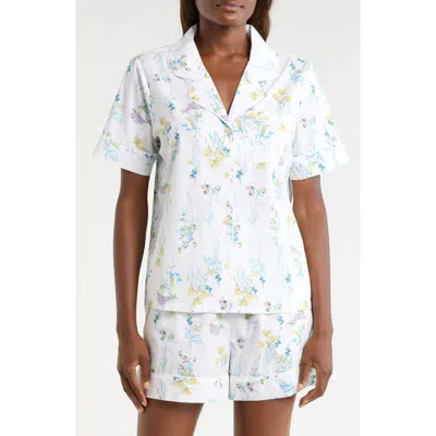Nordstrom Classic Short Cotton Pajamas In White
