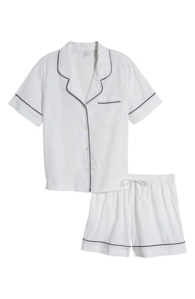 Nordstrom Classic Short Pajamas In White