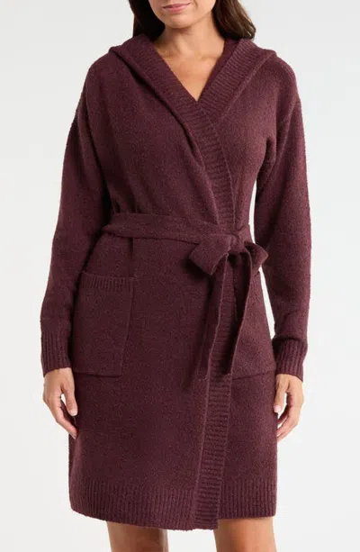 Nordstrom Cloud Soft Hooded Short Robe In Multi