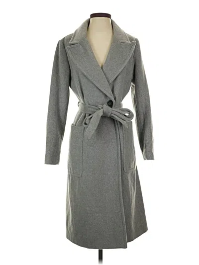 Pre-owned Nordstrom Coat In Gray