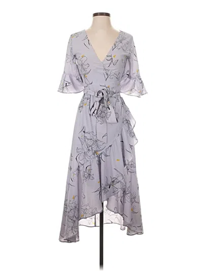 Pre-owned Nordstrom Cocktail Dress In Gray