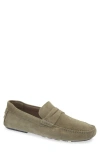 Nordstrom Cody Driving Loafer In Olive Night