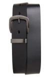 Nordstrom Cohen Leather Belt In Black
