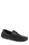 Nordstrom Bryce Bit Driving Shoe In Black Leather