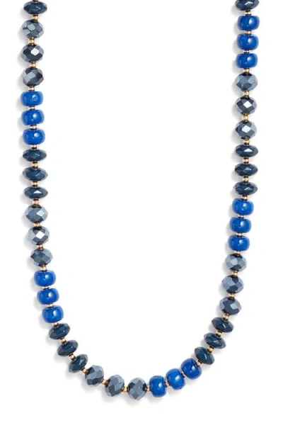 Nordstrom Color Pop Beaded Necklace In Blue