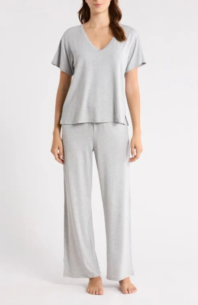 Nordstrom Cool Touch Jersey Pajamas In Gray