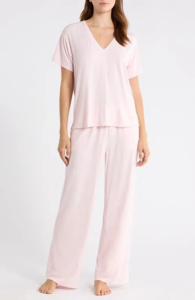 Nordstrom Cool Touch Jersey Pajamas In Pink
