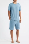 Nordstrom Cooling Short Pajamas In Blue