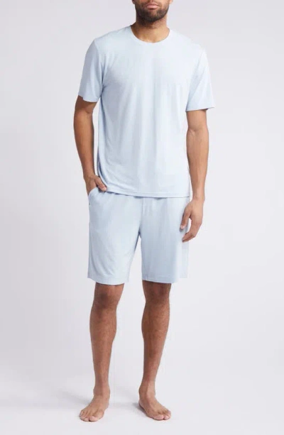 Nordstrom Cooling Short Pajamas In Blue Skyway