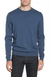 Nordstrom Cotton & Cashmere Crewneck Sweater In Blue Ensign