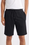 Nordstrom Moonlight Modal Blend Drawstring Lounge Shorts In Black
