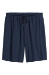 Nordstrom Cotton & Tencel® Modal Lounge Shorts In Blue