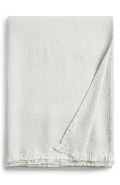 Nordstrom Cotton & Wool Bed Blanket In Gray