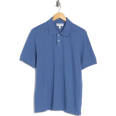 Nordstrom Cotton Blend Piqué Knit Polo In Blue