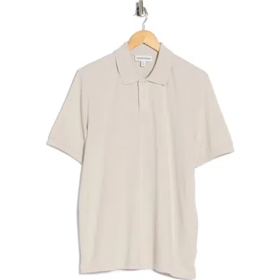 Nordstrom Cotton Blend Piqué Knit Polo In Neutral