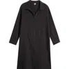 Nordstrom Cotton Gauze Cover-up Shirtdress In Black