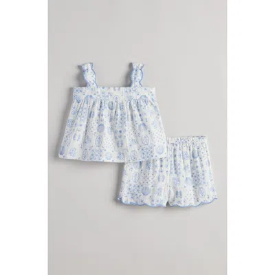 Nordstrom Babies'  Cotton Mixed Print Top & Shorts Set In Multi