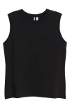 Nordstrom Cotton Muscle T-shirt In Black