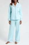 Nordstrom Cotton Pajamas In Blue Aqua
