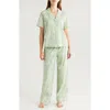 Nordstrom Cotton Pajamas In Green Restore Floral