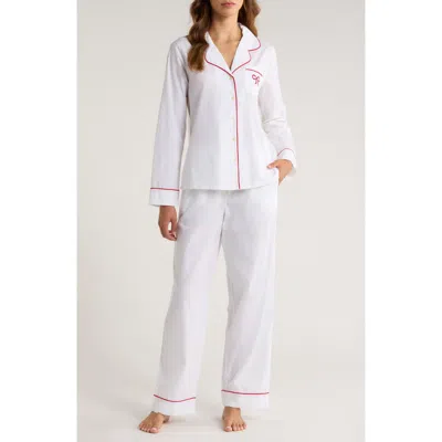 Nordstrom Cotton Pajamas In White