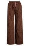 Nordstrom Cotton Poplin Pajama Pants In Multi